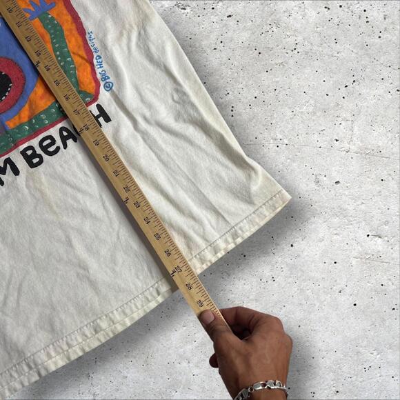 VTG You're‎ Makin Me Crazy Sunset Beach NC Big Head Designs Art T-Shirt Size L - Picture 6 of 8